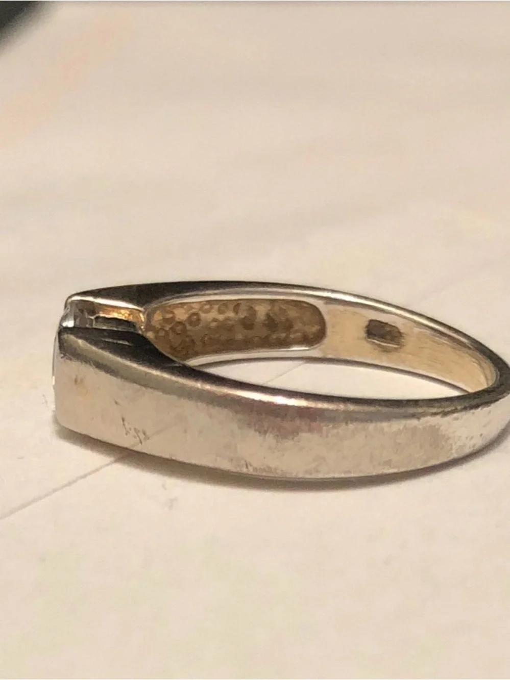 Sterling Silver Ring w/ Cubic Zirconia center